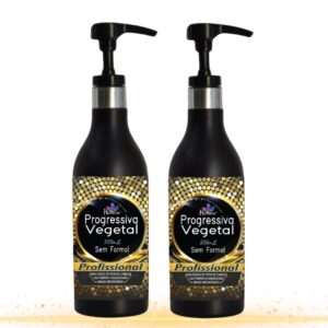 Progressiva Vegetal em Creme Sem Formol – Alisamento Natural, Brilho e Maciez